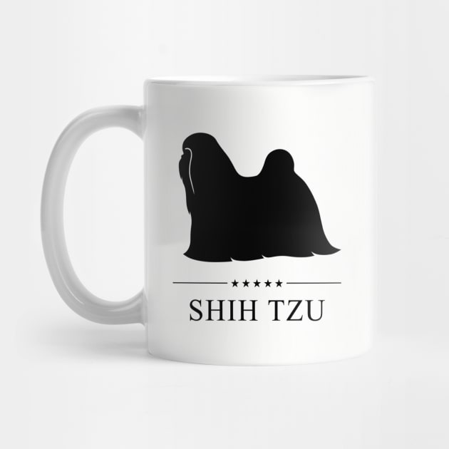 Shih Tzu Black Silhouette by millersye